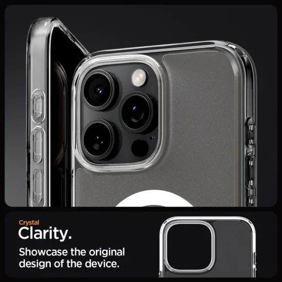 Калъф за iPhone 16 Pro - Spigen - Ultra Hybrid MagSafe - Frost Clear
