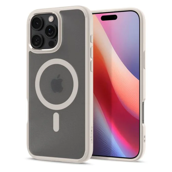 Калъф за iPhone 16 Pro Max - Spigen - Ultra Hybrid MagSafe - Frost Natural Titanium