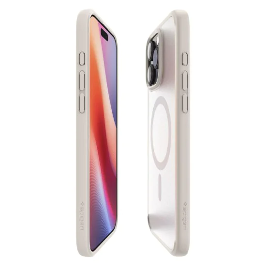 Калъф за iPhone 16 Pro Max - Spigen - Ultra Hybrid MagSafe - Frost Natural Titanium