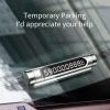 Държач за номер на кола - Baseus Temporary Parking (ACNUM-01) - черен