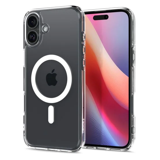 Калъф за iPhone 16 - Spigen - Ultra Hybrid MagSafe - Бял