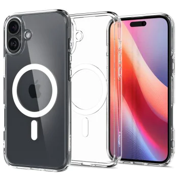 Калъф за iPhone 16 - Spigen - Ultra Hybrid MagSafe - Бял