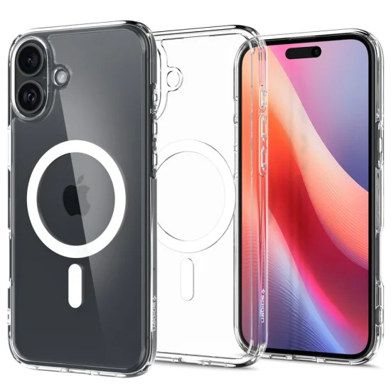 Калъф за iPhone 16 - Spigen - Ultra Hybrid MagSafe - Бял