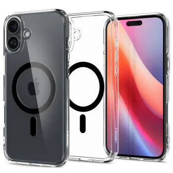 Калъф за iPhone 16 Plus - Spigen - Ultra Hybrid MagSafe - черен