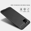 Калъф за iPhone 11 - Carbon Silicone - Черен