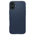 Калъф за iPhone 16 - Spigen Liquid Air - Navy Blue