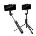 Bluetooth стабилизиран селфи стик, 90 см - стойка за статив Spigen (S540W) - черен