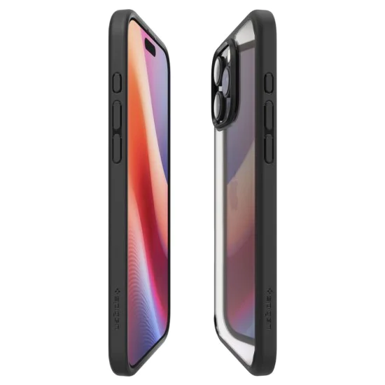Калъф за iPhone 16 Pro - Spigen - Ultra Hybrid - Matte Black
