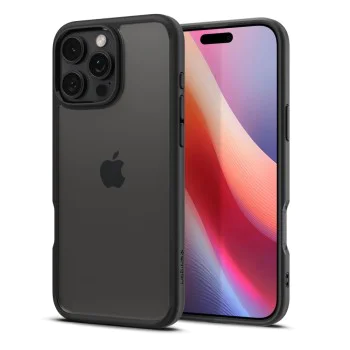Калъф за iPhone 16 Pro - Spigen - Ultra Hybrid - Matte Black