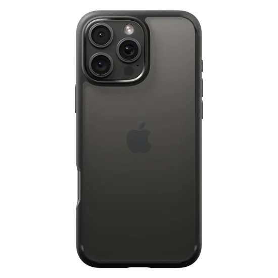Калъф за iPhone 16 Pro - Spigen - Ultra Hybrid - Matte Black