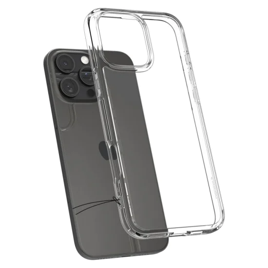 Калъф за iPhone 16 Pro - Spigen - Ultra Hybrid - Crystal Clear