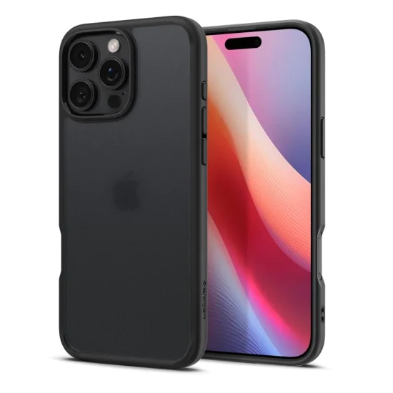 Калъф за iPhone 16 Pro - Spigen - Ultra Hybrid - Frost Black
