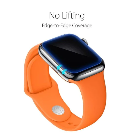 Протектор за Apple Watch 4 / 5 / 6 / SE / SE 2 / 7 / 8 / 9 (40mm / 41mm) (комплект 3) - Spigen Neo Flex - Clear