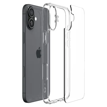 Калъф за iPhone 16 Plus - Spigen - Ultra Hybrid - Crystal Clear