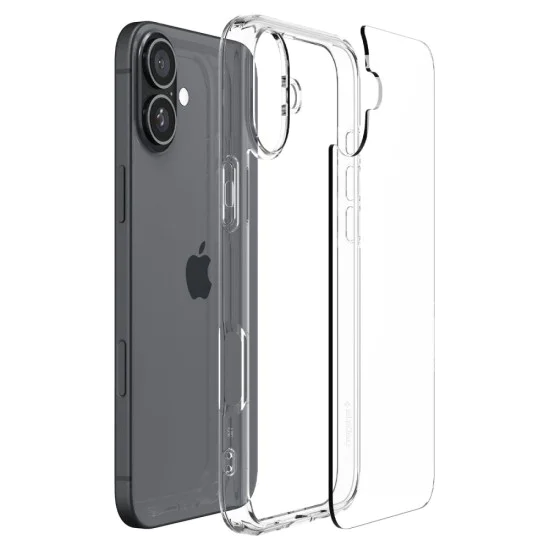 Калъф за iPhone 16 Plus - Spigen - Ultra Hybrid - Crystal Clear