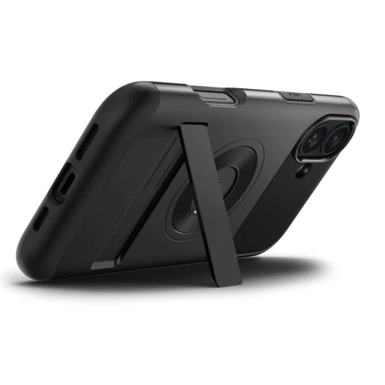 Калъф за iPhone 16 - Spigen Slim Armor MagSafe - черен