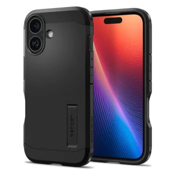 Калъф за iPhone 16 Plus - Spigen - Tough Armor MagSafe - черен