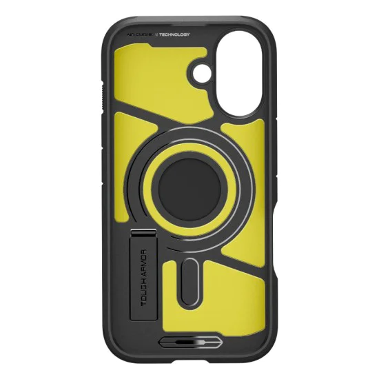 Калъф за iPhone 16 Plus - Spigen - Tough Armor MagSafe - черен