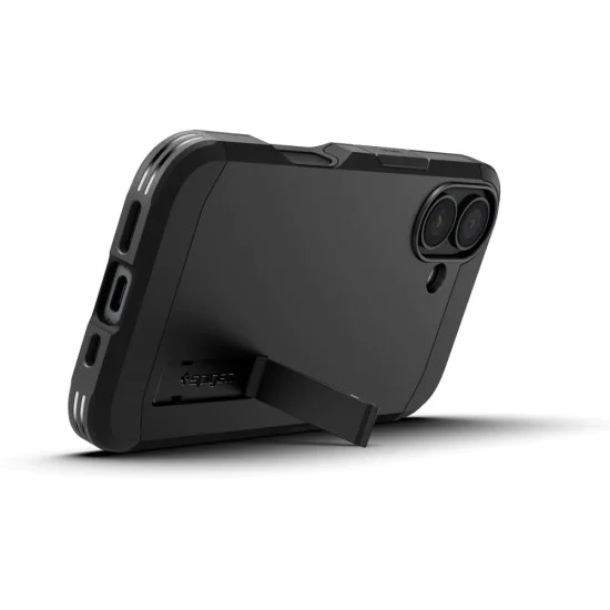 Калъф за iPhone 16 Plus - Spigen - Tough Armor MagSafe - черен