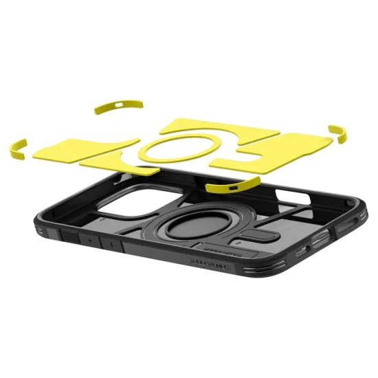 Калъф за iPhone 16 Pro - Spigen - Tough Armor MagSafe - черен