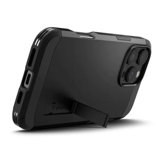 Калъф за iPhone 16 Pro - Spigen - Tough Armor MagSafe - черен