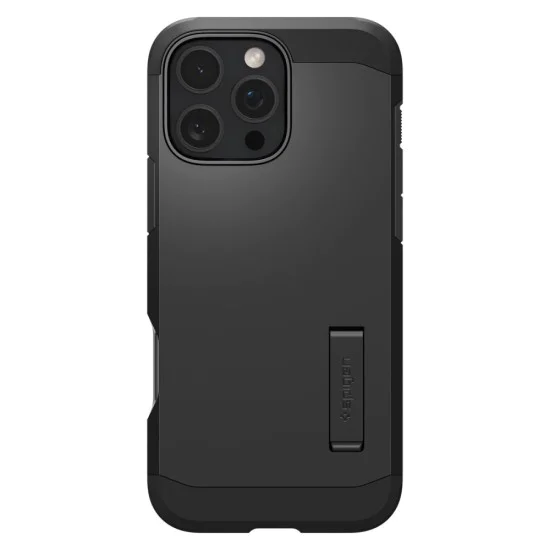 Калъф за iPhone 16 Pro - Spigen - Tough Armor MagSafe - черен