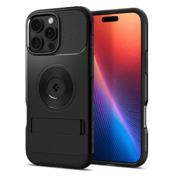 Калъф за iPhone 16 Pro Max - Spigen Slim Armor MagSafe - черен