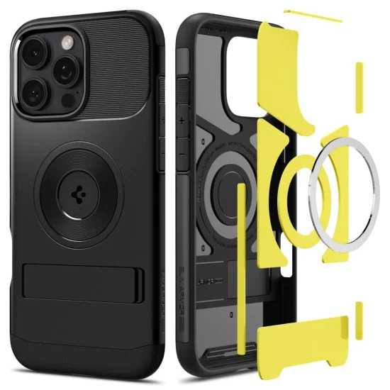 Калъф за iPhone 16 Pro Max - Spigen Slim Armor MagSafe - черен
