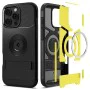 Калъф за iPhone 16 Pro - Spigen Slim Armor MagSafe - черен