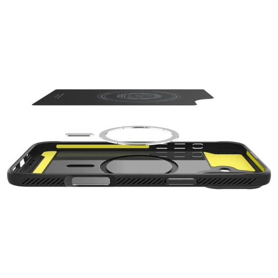 Калъф за iPhone 16 Plus - Spigen - Rugged Armor MagSafe - матово черен