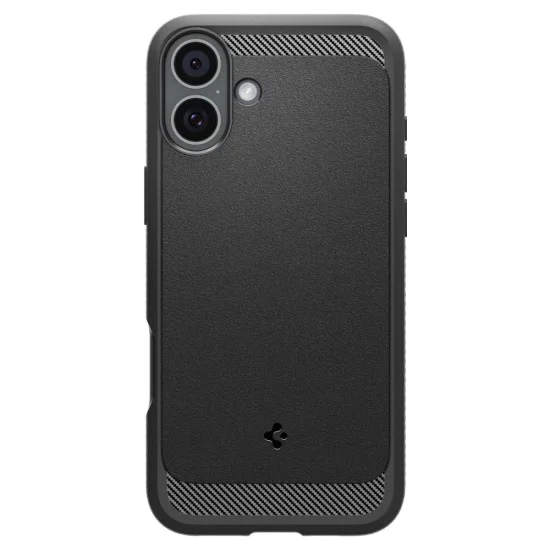 Калъф за iPhone 16 Plus - Spigen - Rugged Armor MagSafe - матово черен