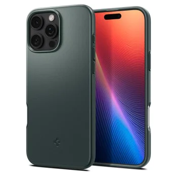 Калъф за iPhone 16 Pro Max - Spigen Thin Fit MagSafe - Abyss Green