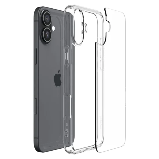 Калъф за iPhone 16 - Spigen - Ultra Hybrid - Clear