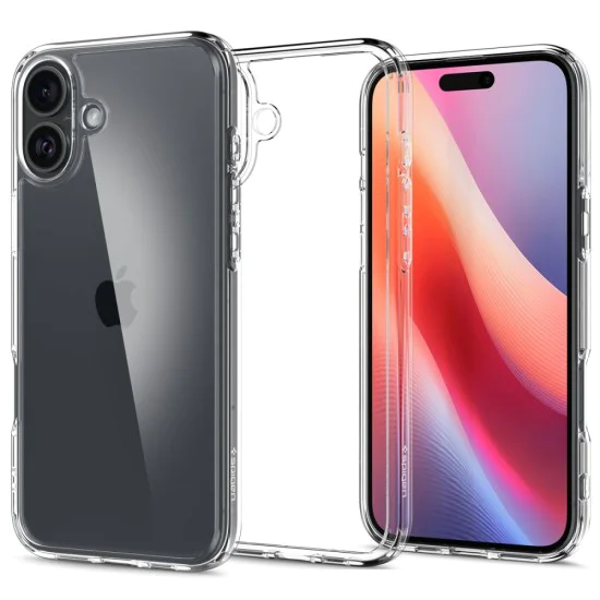 Калъф за iPhone 16 - Spigen - Ultra Hybrid - Clear