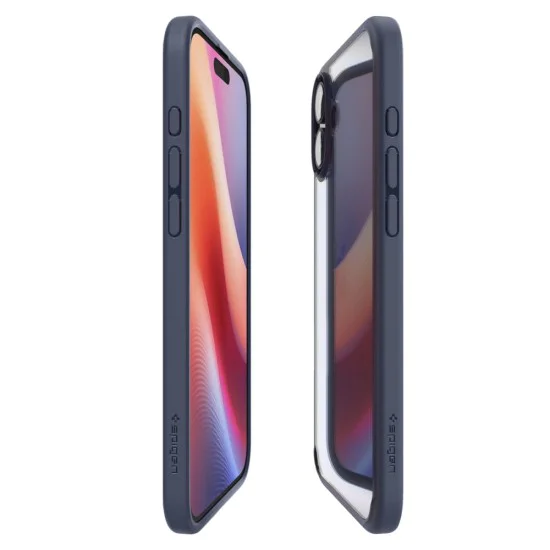 Калъф за iPhone 16 - Spigen - Ultra Hybrid - Navy Blue