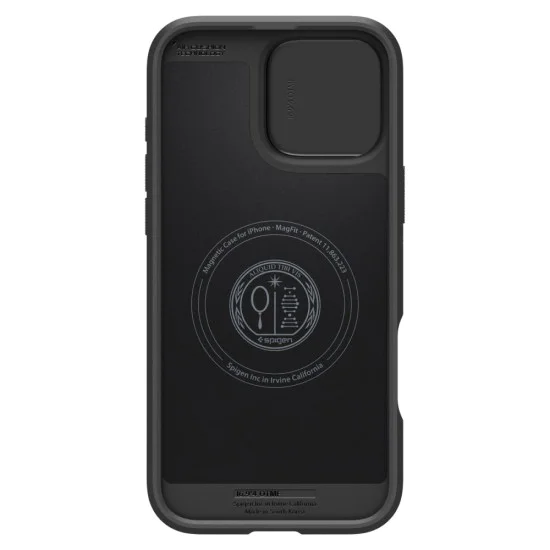 Калъф iPhone 16 Pro Max - Spigen Optik Optik Armor MagSafe - Черен