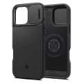 Калъф iPhone 16 Pro Max - Spigen Optik Optik Armor MagSafe - Черен