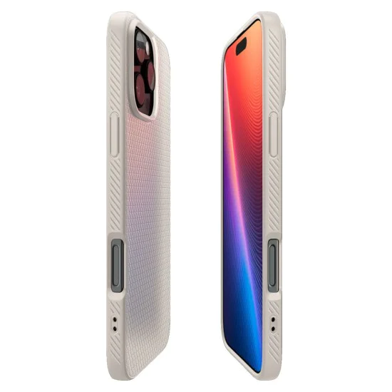 Калъф за iPhone 16 Pro - Spigen Liquid Air - Natural Titanium