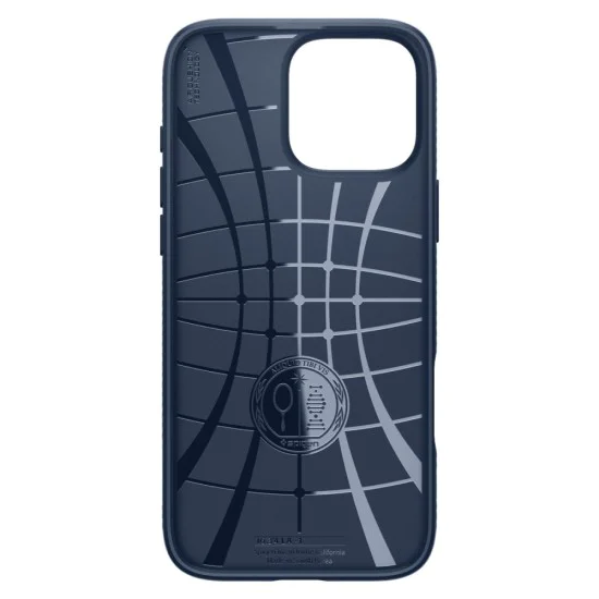 Калъф за iPhone 16 Pro - Spigen Liquid Air - Navy Blue