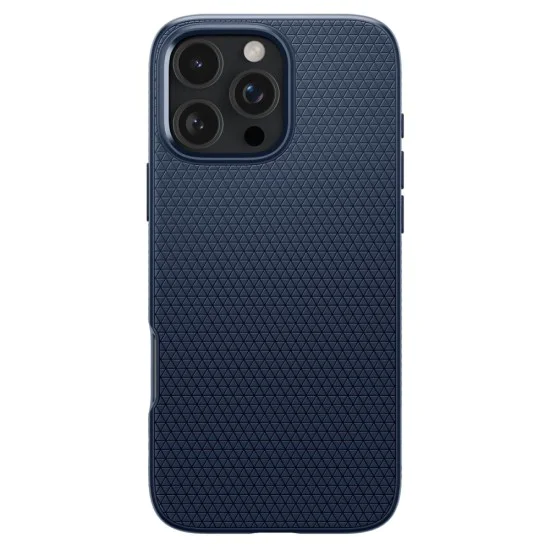 Калъф за iPhone 16 Pro - Spigen Liquid Air - Navy Blue