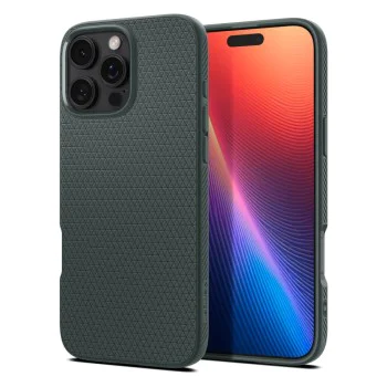 Калъф за iPhone 16 Pro - Spigen Liquid Air - Abyss Green