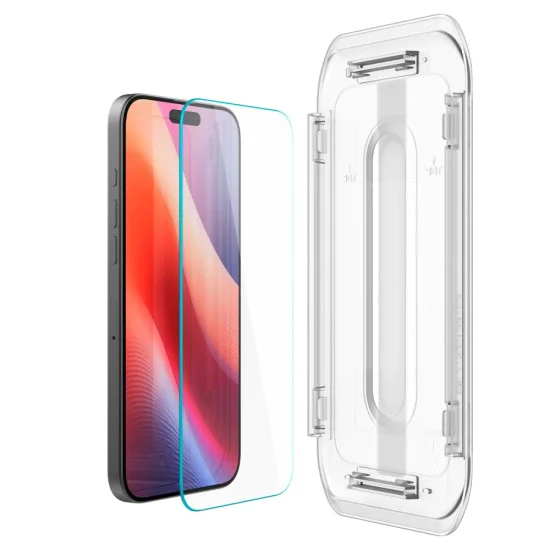 Протектор за iPhone 16 Pro Max (комплект от 2) - Spigen Glas.tR EZ FIT - Clear