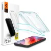 Протектор за iPhone 16 Pro, iPhone 17, iPhone 17 Pro (комплект 2) - Spigen Glas.tR EZ FIT - Clear