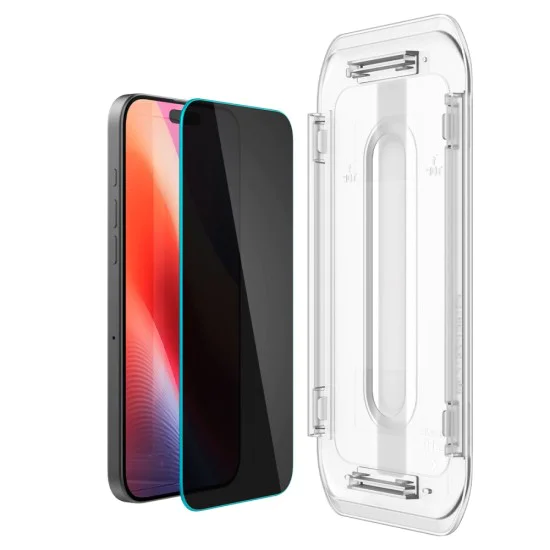 Протектор за iPhone 16 Pro Max (комплект от 2) - Spigen Glas.tR EZ FIT - Privacy