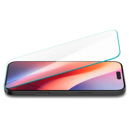 Протектор за iPhone 15 / iPhone 16 - Spigen Glas.tR Slim - Clear