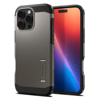 Калъф за iPhone 16 Pro - Spigen - Tough Armor MagSafe - Gunmetal