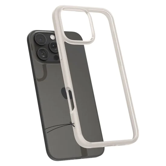 Калъф за iPhone 16 Pro Max - Spigen - Ultra Hybrid - Natural Titanium