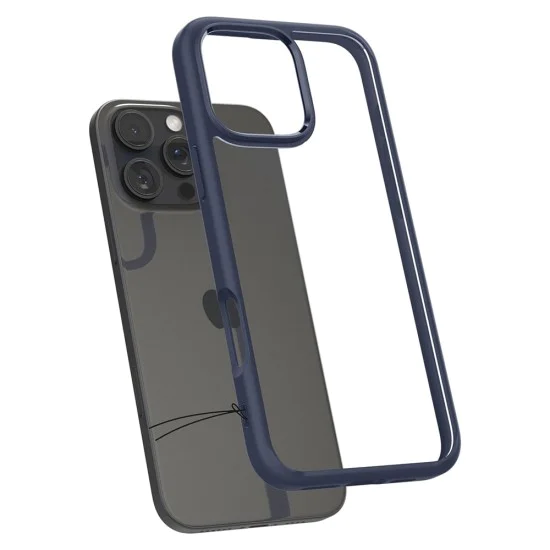 Калъф за iPhone 16 Pro Max - Spigen - Ultra Hybrid - Navy Blue
