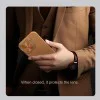Калъф за iPhone 16 - Nillkin Qin Prop Leather Case - кафяв