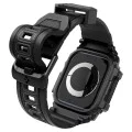 Протектор за Apple Watch 10 42mm + каишка - Spigen - Rugged Armor Pro - Matte Black